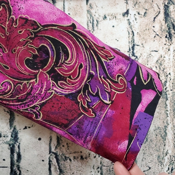 Vintage | Kensington Square 80s Pink and Purple Blazer Jacket - Picture 5 of 9